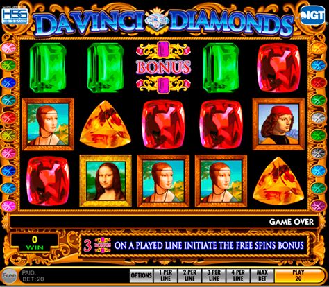 Free casino slots davinci diamantes